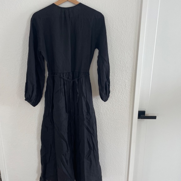 Alex Mill Lauren Wrap Dress in Linen, Size S, NWT - Picture 2 of 7